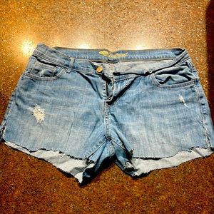 Jean Shorts. Size 12
